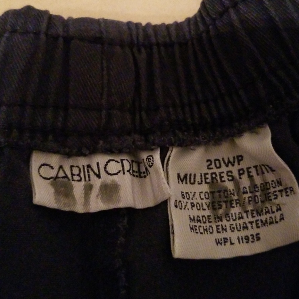 Women's Cabin Creek Casual Pants ~ Sz 20WP ~ Dark